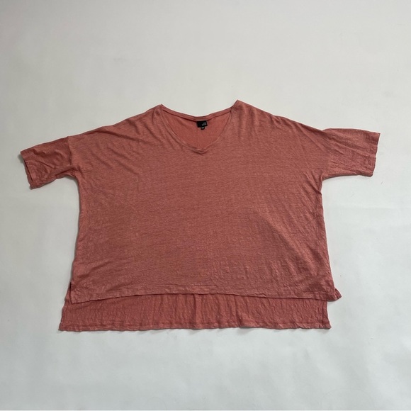 LISA BAYNE linen top - Picture 1 of 5